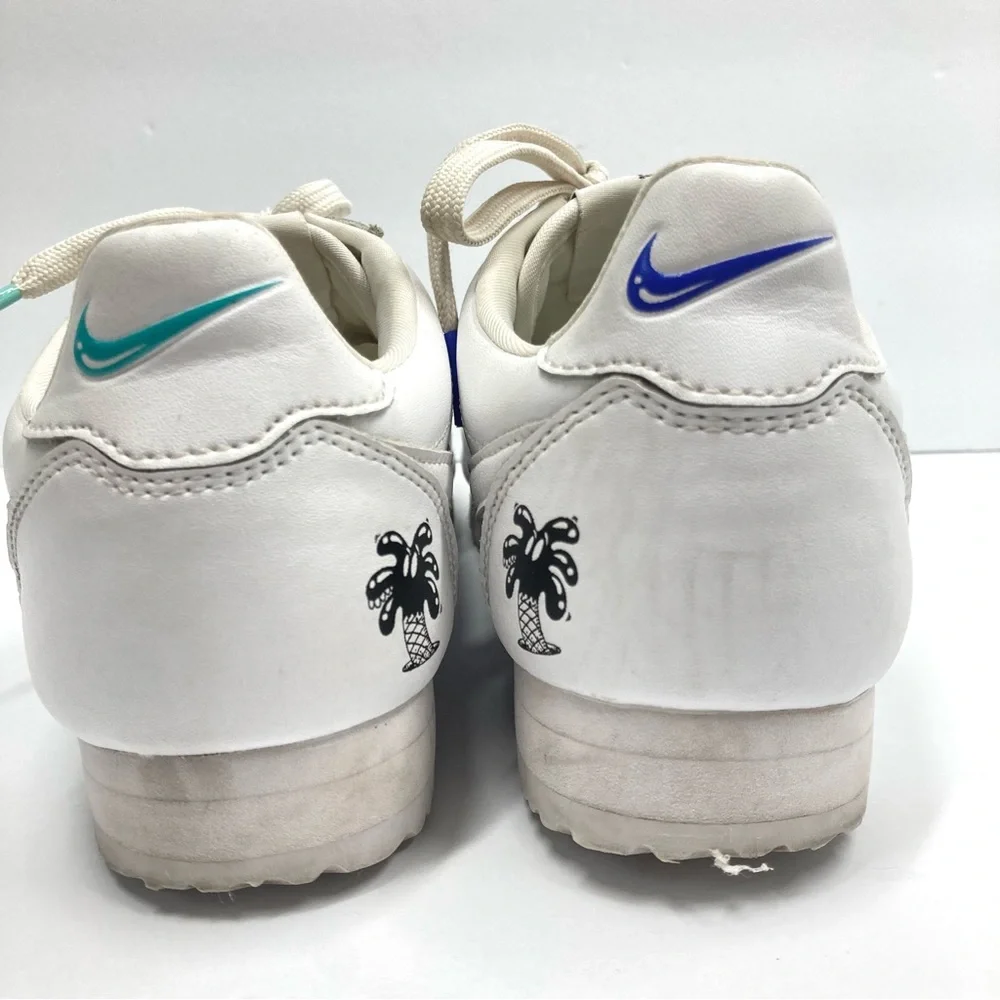 Nike Cortez Steve Harrington Earth Day Sneaker Shoes Size 8 White - Picture 10 of 16